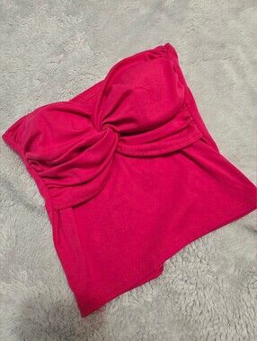 Strapless Hot Pink Tube Top